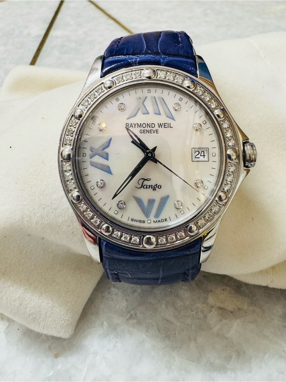 Raymond Weil Tango 5990 Diamond Bezel Watch Anniversary Edition